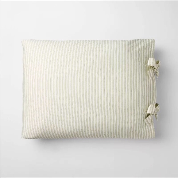 Full/Queen Reversible Floral Stripe Quilt Comforter Set - Threshold Studio McGee - Picture 5 of 7